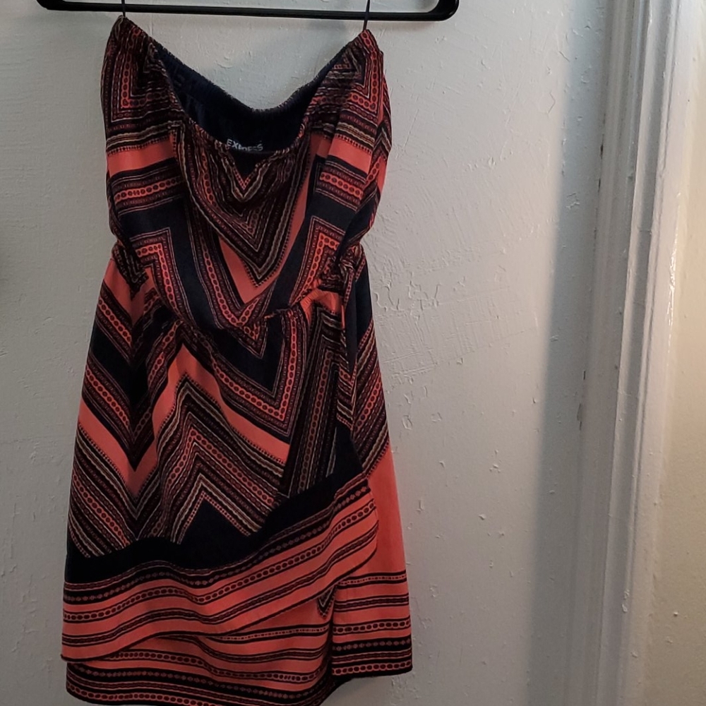 Express Strapless Dress